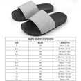 thumbnail image 2 of GZHJMY Stylish Slides for Women Men, Silver Background Abstract Soft Flexible Slip-on Sandals Slippers, 2 of 7
