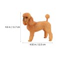 thumbnail image 2 of Statue de Chien en Plastique, Ornement de Bureau Design Animal Simulé, 2 of 7