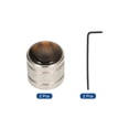 thumbnail image 3 of Uxcell Dome Knobs Guitar Knob 6mm Abalone Top Silver Metal Volume Tone Control with Inner Hexagon Spanner 2 Pack, 3 of 6