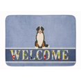 thumbnail image 1 of Carolines Treasures BB5617RUG Bernese Mountain Dog Welcome Machine Washable Memory Foam Mat, 1 of 4