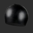 thumbnail image 4 of Silicone Swim Caps for Long Hair, Cover Ears Swimming Caps , Flexible Waterproof Swimming Caps-Black, 4 of 4