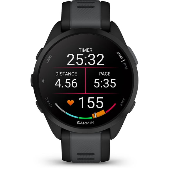 Garmim Monitor Deportivo, Forerunner 165, Black Garmin 010-02863-20