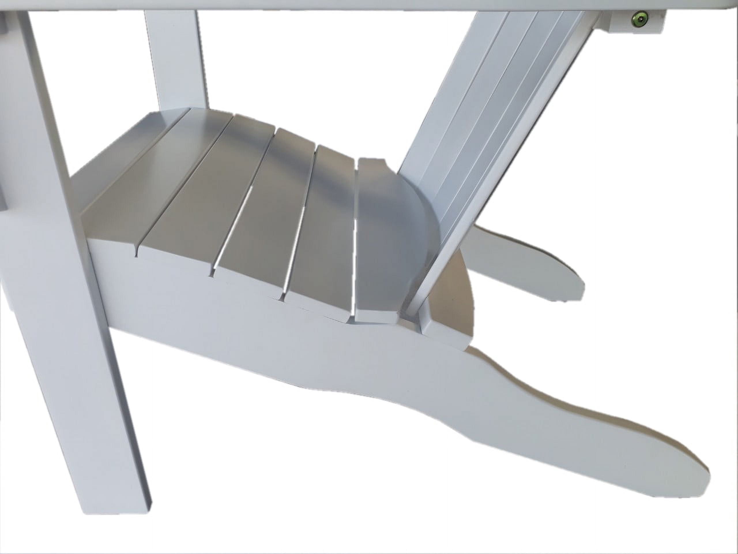 (2 pack) Mainstays Wood Outdoor Adirondack Chair, White