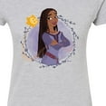 thumbnail image 3 of Disney Wish - Asha And Star - Juniors Fitted Graphic T-Shirt, 3 of 5