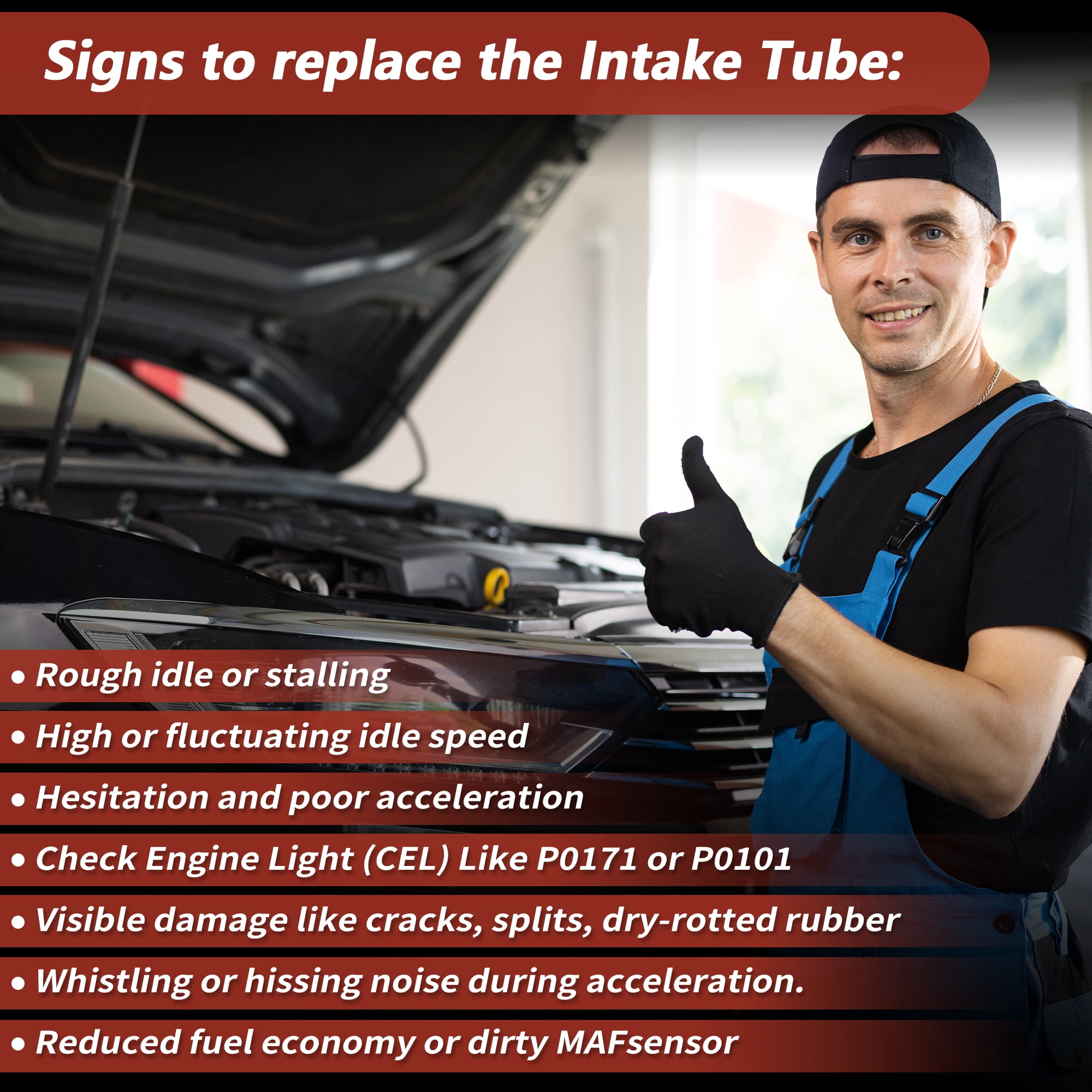 Unique Bargains Left Engine Air Intake Tube Hose for Nissan 370Z and for Infiniti G37