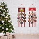thumbnail image 3 of 2 soportes para tarjetas navideñas, decoración de pared con 40 Clips para fotos, colgador para exhibición de fotos, decoración navideña para fiestas y Papá Noel Macarena tablero de exhibición de fotos, 3 of 8