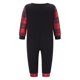 thumbnail image 4 of Conjunto de pijamas navideños familiares a juego: camisetas con estampado de astas y pantalones a cuadros. Pijamas de vacaciones para dormir., 4 of 10