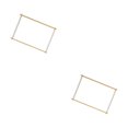 thumbnail image 2 of Kearding Wood Tapestry Scroll Embroidery Frame Crafts Sewing DIY Tools Stitch 50x48cm 2piezas, 2 of 4