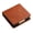 B Brown, variant on sunsanly Note Box 180 Sheets Holder with Lid Cover Imitation Leather Sticky Notes Dispenser Grooves Rounded Corners Waterproof Memo Holder