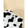 thumbnail image 6 of Infant Baby Girls 2PCS Pants Sets Long Sleeve Cow Embroidery Tops Elastic Band Plush Pants, 6 of 8