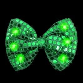 - Green Bow Tie with Green LED Lights by, Blinkee Fun! By blinkee