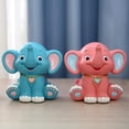 thumbnail image 2 of Hucha de elefante de dibujos animados para bebé, hucha de resina, regalos de cumpleaños para niños, 2 of 5