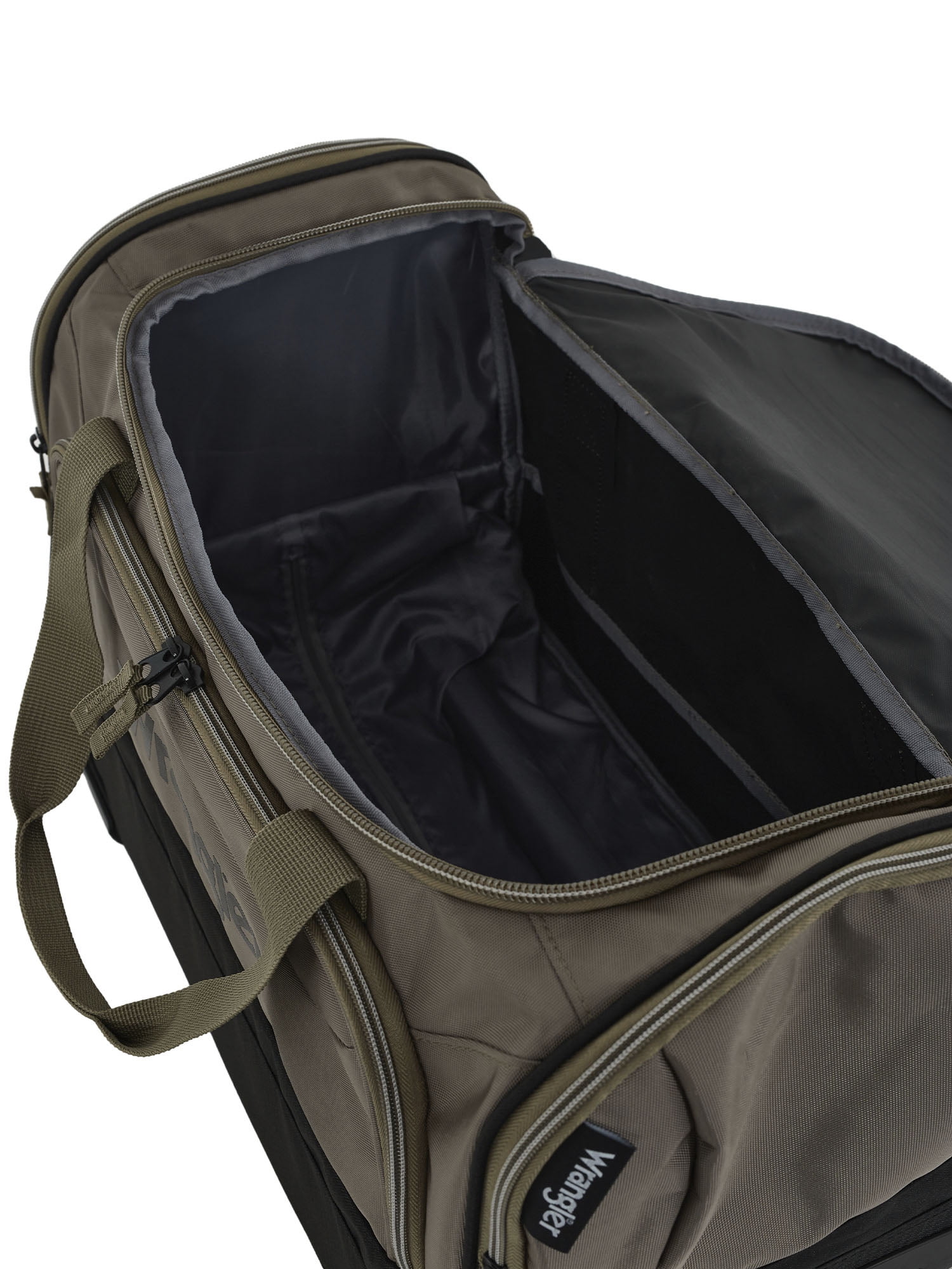 Wrangler 21" Wheeled Duffel Bag with Telescopic Handle, Fallen Rock