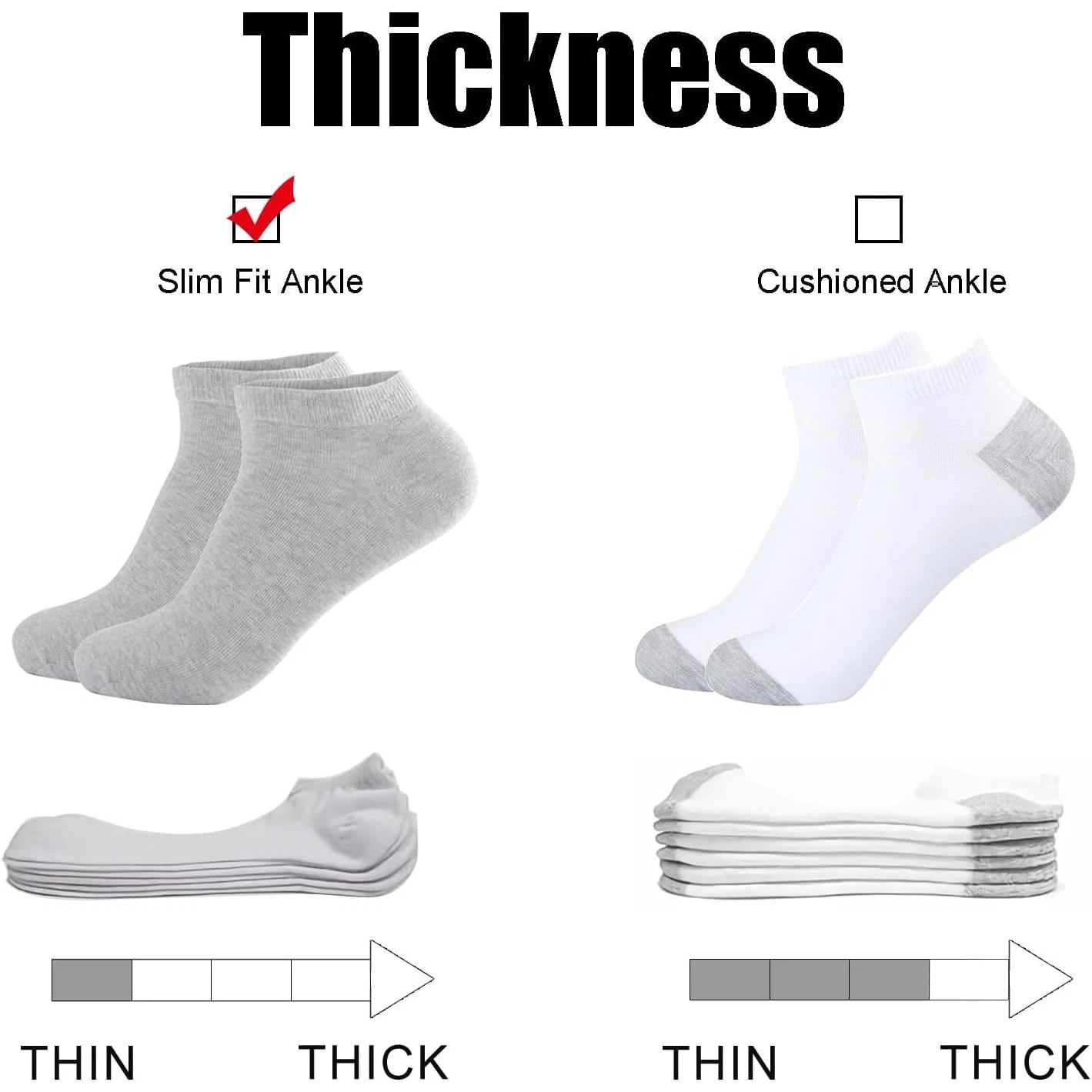 14 Pairs Thin Womens Ankle Socks, Running Low Cut Short Athletic Pack of Socks f