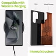 thumbnail image 4 of Funda de teléfono Carveit Wood para Samsung Galaxy S25 Ultra, 4 of 7