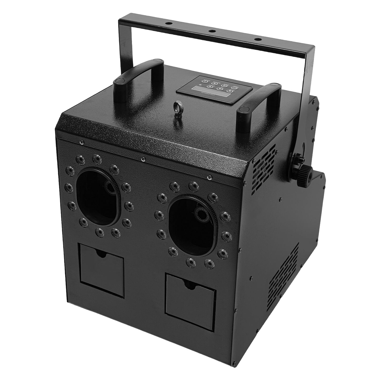 110V Smoke Fog Bubble Machine  LED Light Stage effect DJ Fogger Machine DMX Remote for Parties