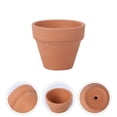 thumbnail image 3 of 10Pcs 4.5x4cm Small Mini Terracotta Pot Clay Ceramic Pottery Planter Cactus Flower Pots Succulent Nursery Pots Great, 3 of 6