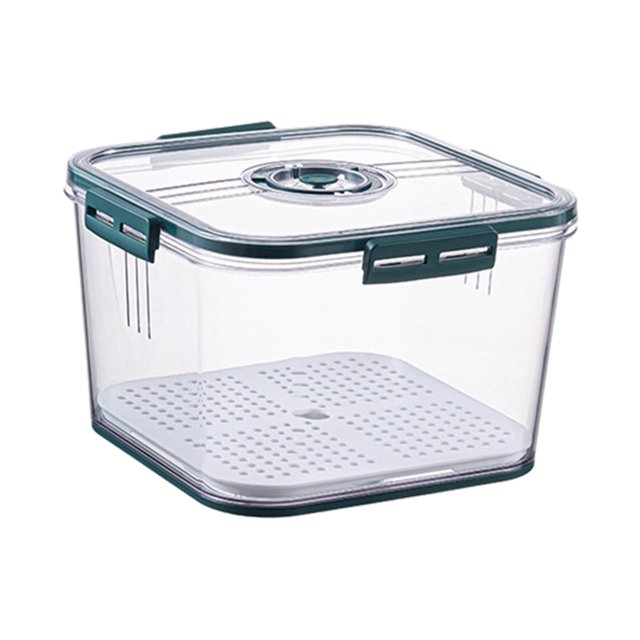 contenedor de almacenamiento Refrigerador Contenedor Ventilado Tapa Hermética Control De Sincronización Fresh Keeper S S Magideal contenedor de almacenamiento