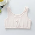 thumbnail image 4 of LRen Girls Training Bras,5PCS Girl Seamless Wireless Sports Bralettes Soft Lightly Padding Yoga Crop Tops for Girls, 4 of 5
