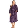 thumbnail image 1 of White Mark Women's Super Soft Lounge Robe, 1 of 5