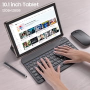 Android 13 Tablet 10 Inch, 12GB RAM+128GB ROM/2TB Expandable Tablet, 2 in 1 Tablets with Keyboard Case Mouse Stylus, 2.0GHz Quad-core CPU, 1280*800 IPS HD Screen, 5G WiFi6 BT 5.0, 8MP Camera Tablet