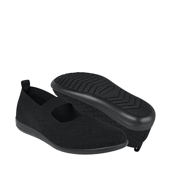 TENIS CASUALES DAMA SIENA 615 TEXTIL NEGRO