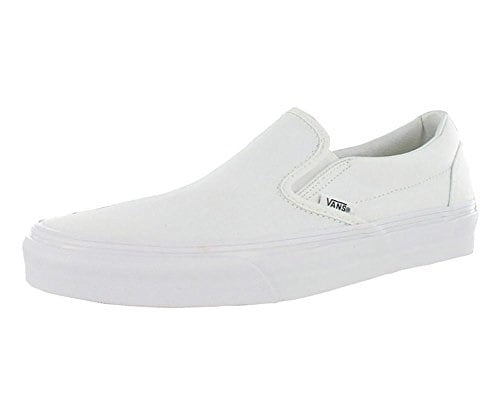 white canvas vans womens