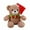 Brown-9in/23cm, variant on Cute Teddy Bear Stuffed Animal Doll - Soft Christmas Series Bear Plush Toy Pillow Doll Home Decor