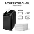 thumbnail image 4 of Fellowes Powershred Jam Protection, Automatic Reverse Functionality, Automatic Start-Stop Micro Cut Shredder, Black, 1 Pack, 4 of 7