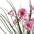 thumbnail image 4 of 8pcs Artificial Silk Daisy Plastic Flower Bouquet Realistic Stems DIY Greenery Shrubs Plants for Home Kitchen Garden Wedding Party Decor (Blue),Pink, 4 of 6