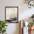 thumbnail image 6 of Ebony Horizon Triptych I - Framed Print w/glass - Walnut, 6 of 7