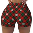 thumbnail image 2 of Lsque Christmas With Character Pattern High Waisted Biker Shorts for Women-Tummy Control Fitness Athletic Workout Running Yoga Gym Shorts,Moisture-Wicking-X-Large, 2 of 9