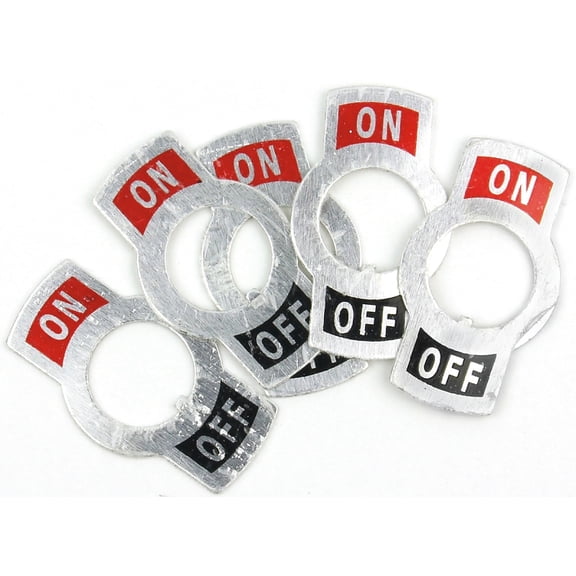 3402831,TOGGLE SWITCH PLATES Color=Red/Black