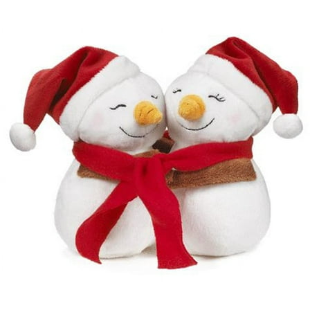 Holiday Hugs Snowmen Hugging each other Plush Toys - By Ganz (6in)