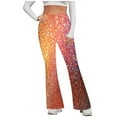 thumbnail image 2 of SELONE Bootcut Leggings for Women Plus Size Petite Gym Leggings Full Length Summer Pants Curvy Flare Vacation Pants Gradient Print Yoga Multicolor 2XL Beach Pants (Non Shiny Design Only Prints), 2 of 5