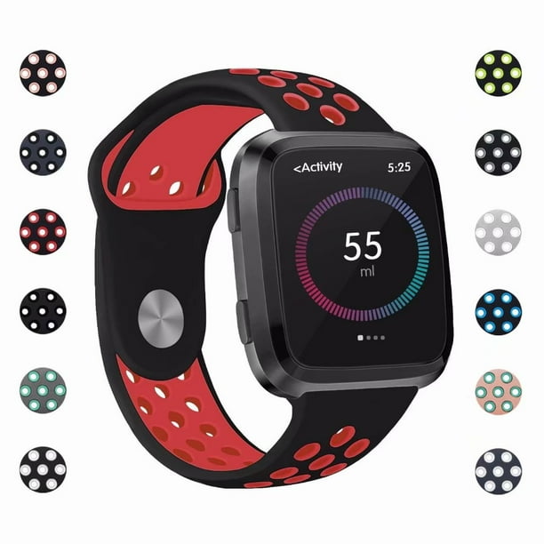 POY For Fitbit Versa Bands, Adjustable Breathable Replacement Sport