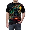 thumbnail image 5 of Retro Neon Lights Classic Motorcycle: A Vintage Style Ride (S-3XL), 5 of 7