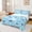 Blue Dinosaur, variant on Erosebridal Dragon Twin Sheet Sets, Samurai Bedding for Boys Men, 1 Flat Sheet, 1 Fitted Sheet and 1 Pillowcase