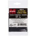 thumbnail image 4 of Morris Products 20238 Ultraviolet Black Nylon Cable Ties 40Lb 10 In. Pack Of 100, 4 of 5