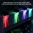 thumbnail image 4 of Bearachild Luces solares para escaleras al aire libre, lámpara LED recargable para valla de jardín, cambio de Color blanco cálido, modos duales, Iluminación y accesorios Bearachild HA009236-00, 4 of 6