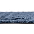 thumbnail image 5 of Unique Loom Outdoor Trellis Textured Collection Area Rug - Spatial (4' Round Navy Blue/Ivory), 5 of 7