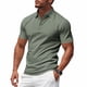 thumbnail image 1 of pstuiky Camisas de manga corta para hombre, Camisa holgada informal de manga corta con cuello alto y botones y bolsillos ventilados para hombre ropa de hombre xxxl, 1 of 9