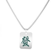 Gongxipen Necklace for Women Chinese Mahjong Necklace Women Alloy Necklace Jewelry