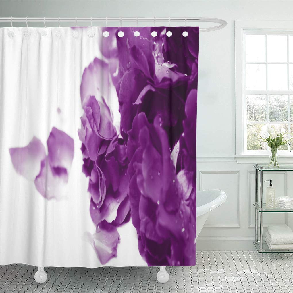 CYNLON Natural Light and Shadow in Vintage of Blur Purple Bathroom