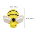 thumbnail image 2 of OFFIGAM 60Pcs Bee Decor Pushpins Decorative Steel Yellow for Students School Projects, 2 of 6