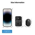 thumbnail image 2 of SNGMN Smart Wireless Video Doorbell, WiFi Security Doorbell with HD Night Vision and Two Way Audio, Compatible with 2.4G WiFi, 2 of 11