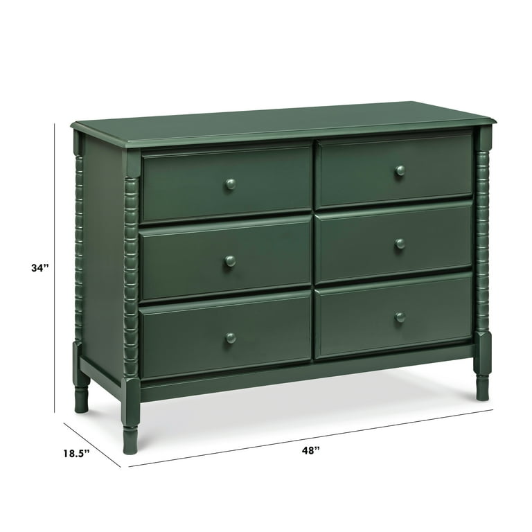 Davinci Jenny Lind Spindle 6-Drawer Dresser - Walmart.com