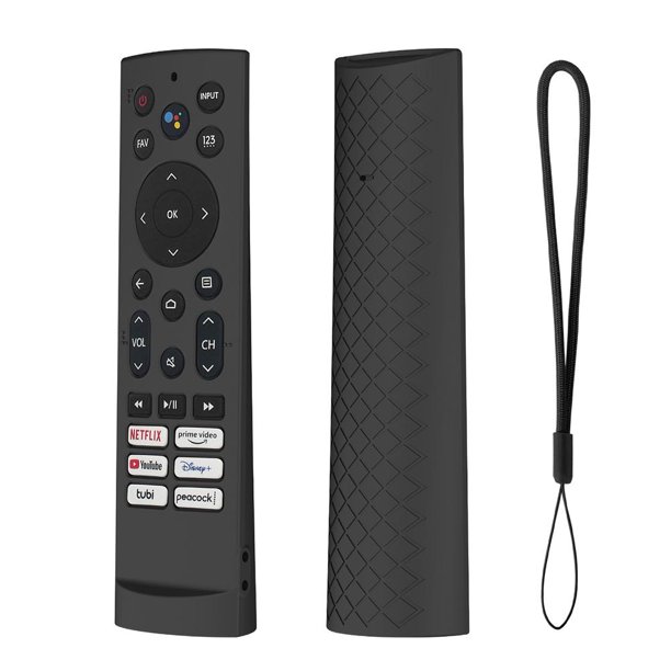 Funda Protectora de Silicona No Tóxica para Hisense ERF3F80H ZDB1210320 Roja