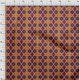 thumbnail image 3 of oneOone Organic Cotton Poplin Twill Fabric Geometric|Swirl & Paisley Ikat Print Sewing Fabric BTY 42 Inch Wide, 3 of 4