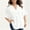 🔥 White, variant on Women Tops Casual Women Blouses Dressy Casual Women's Flowy V Neck Blouse with Cascading Ruffles A Smocked Elasticated Bodice and A Relaxed for Effortless and Style for Work & Office
